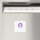 Igel lila Pflanze Magnet (In Situ (Geschirrspüler))