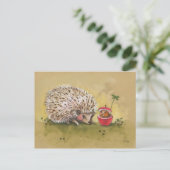 Igel Lucky Closing Nachmittag Postkarte (Stehend Vorderseite)