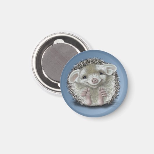 Igel Magnet (Vorderseite/Rückseite)