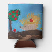 Igel-Malerei Dosenkühler (Vorderseite)