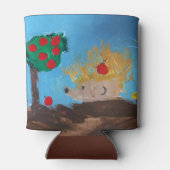 Igel-Malerei Dosenkühler (Rückseite)