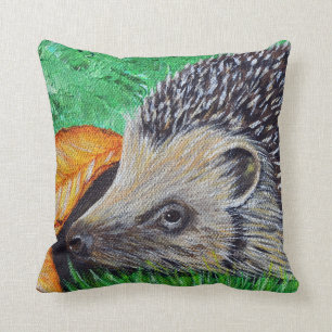 Igel-Malerei Kissen
