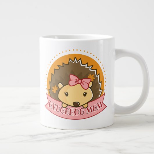Igel Mama Jumbo-Tasse (Rechts)
