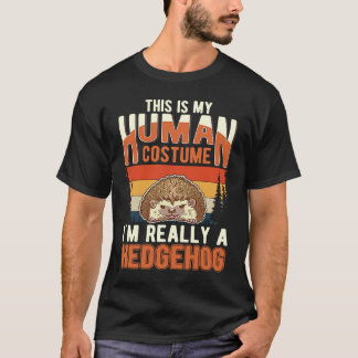 Igel-Menschen-Kostüm Halloween-Igel T-Shirt