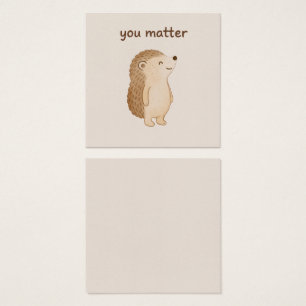 Igel-Mini-Affirmationskarte "Du bist wichtig"