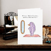Igel Mirror Birthday Card Karte