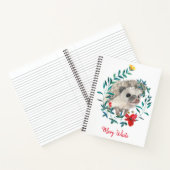 Igel mit Aquarell Personalisiert Notizblock (Innenseite)