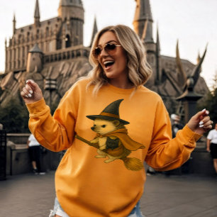 Igel mit Baby-Schwarzen Kater Reitend mit Zauberst T-Shirt