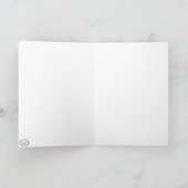 Igel mit Balloons geklappte Grußkarte Dankeskarte (Innenseite)