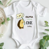 Igel mit Blume Baby Strampler