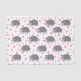 Igel mit Blumenzauber Seidenpapier