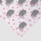 Igel mit Blumenzauber Seidenpapier (Ausschnitt)