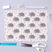 Igel mit Blumenzauber Seidenpapier (Handwerk)