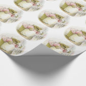 Igel mit Eisen-Frau Tiggy-Strandschnecke Geschenkpapier (Ecke)