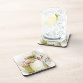 Igel mit Eisen-Frau Tiggy-Strandschnecke Untersetzer (Rechte Seite)