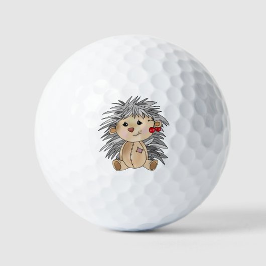 Igel mit Kirschen Golfball (Vorderseite)