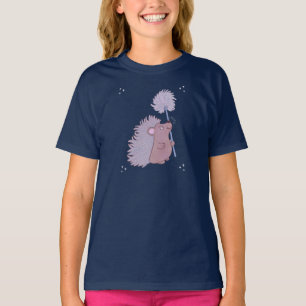 Igel mit Löwenzahn Niedliche Volkskunst Natur T-Shirt