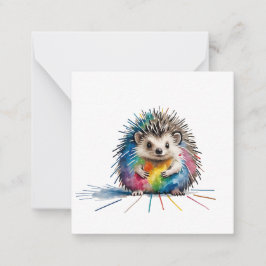 Igel Mitteilungskarte