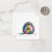 Igel Mitteilungskarte (Vorderseite/Rückseite Beispiel)