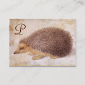 IGEL Monogramm, Perlpapier Visitenkarte (Rückseite)