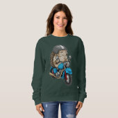 Igel Motorrad Sweatshirt (Vorne ganz)