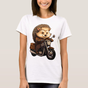 Igel-Motorradfahrer T-Shirt