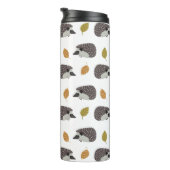 Igel Muster kundenspezifisch monogramm Thermosbecher (Nach rechts gedreht)
