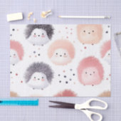 Igel, nahtloses Muster Seidenpapier (Handwerk)