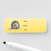 Igel Namensschild (Beispiel)