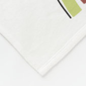 Igel Naturethan-Regenbogenmuster Fleecedecke (Ecke)