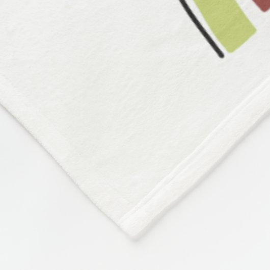 Igel Naturethan-Regenbogenmuster Fleecedecke (Ecke)