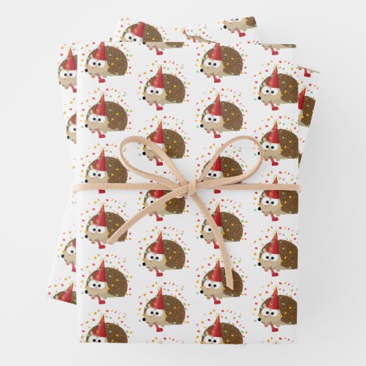 Igel Niedlich Party Geschenkpapier Set (Beispiel)