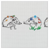 Igel, Niedliche Ameisenstoffe Stoff (Nahaufnahme)