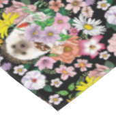 Igel Niedliche Blume Tischdecke (Schrägansicht)