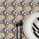 Igel Niedliche Blume Tischdecke