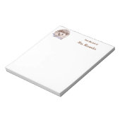 Igel Niedliche Wasserfarbe vom Schreibtisch aus Notizblock (Rotiert)