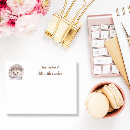 Igel Niedliche Wasserfarbe von der Schreibtisch au Post-it Klebezettel