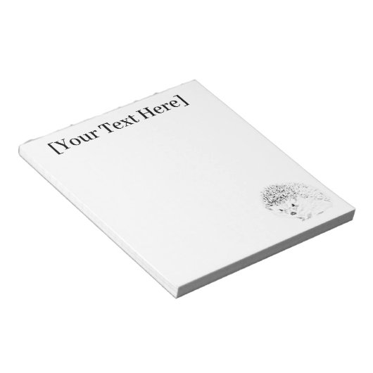 Igel Notizblock (angewinkelt)