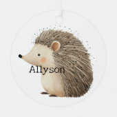 Igel Ornament Aus Metall (Vorderseite)