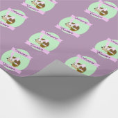 Igel Ostersonnige Geschenkpapier (Ecke)