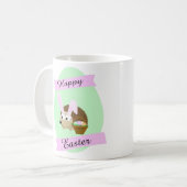 Igel Ostersonnige Kaffeetasse (Vorderseite Links)