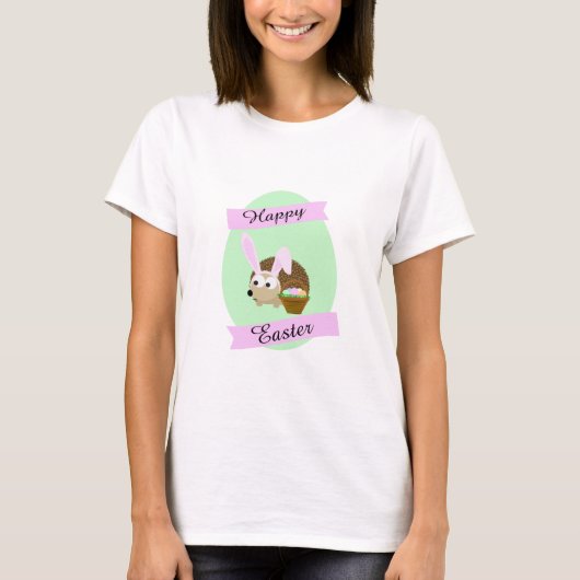 Igel Ostersonnige T-Shirt (Vorderseite)