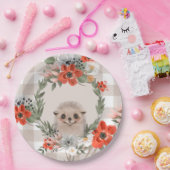 Igel-Papierplatte Pappteller (Party)