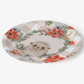 Igel-Papierplatte Pappteller (Schrägansicht)