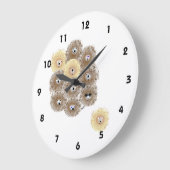 Igel Party Großuhr Große Wanduhr (Winkel)