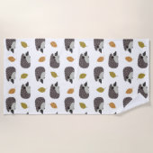 Igel Pattern Badetuch (Vorderseite)