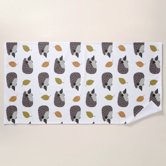 Igel Pattern Badetuch (Vorderseite)