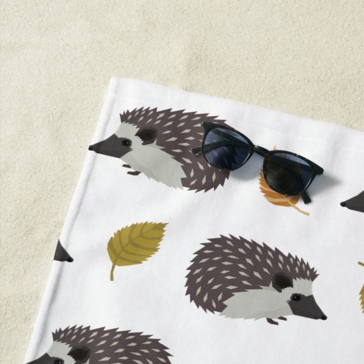 Igel Pattern Badetuch (Beispiel)