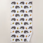 Igel Pattern Badetuch (Vorderseite)