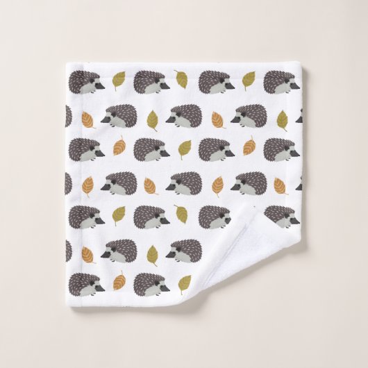 Igel Pattern Handtuch Set (Waschlappen)